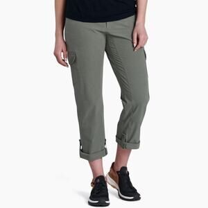KUHL Women’s Freeflex Roll-Up Pants - Women's Size 14 Short in Sage Green